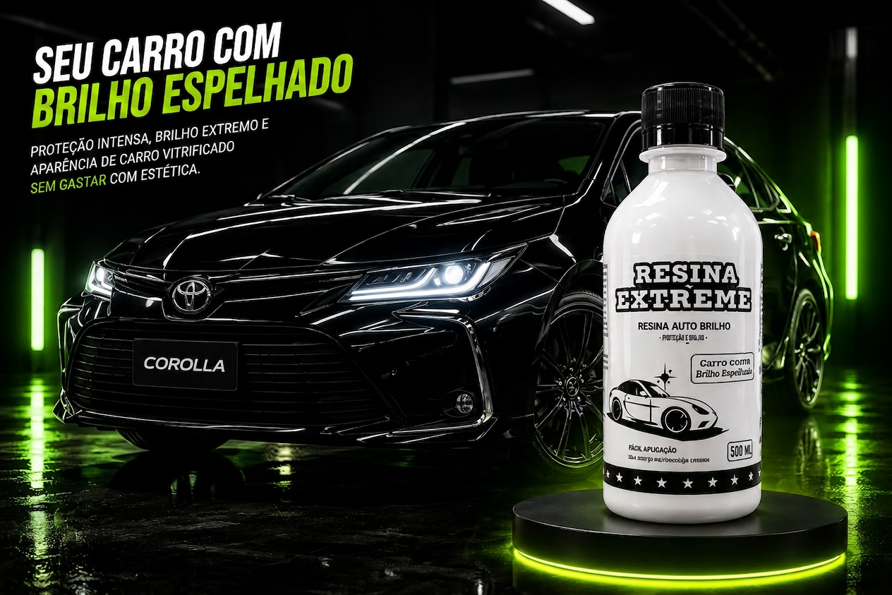 Resina Extreme com Toyota Corolla